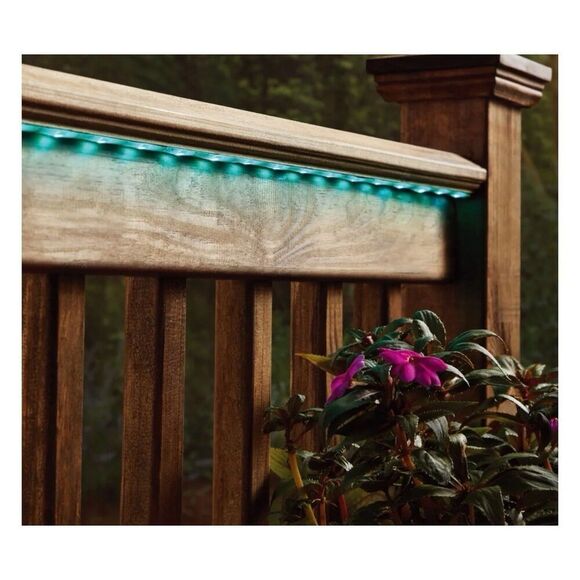 Outdoor LED Tape Light Strip 21 Ft. Remote Control Color Changing 4 Modes - Picture 2 of 5